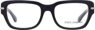 Dolce & Gabbana Demo Square Mens Eyeglasses DG3408 501 54