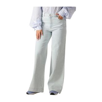 Nukus Nukus, Jeans, Dames, Blauw, 2Xl, Denim, Abby Pants Denim Strass