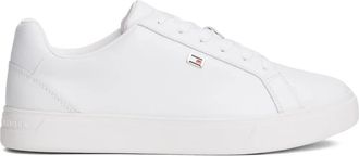 Tommy Hilfiger logo-plaque sneakers - White