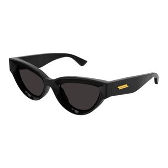 Bottega Veneta Sunglasses, female, Black, Size: 53 MM Cat-eye Sunglasses