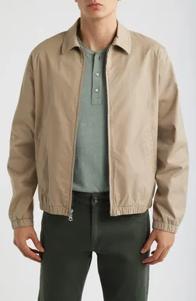 Rag & Bone Harrington Stretch Cotton Jacket in Warmtaupe at Nordstrom, Size Xx-Large