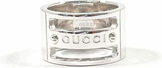Gucci Silver Silver 925 Band Ring (Pre-Owned)
