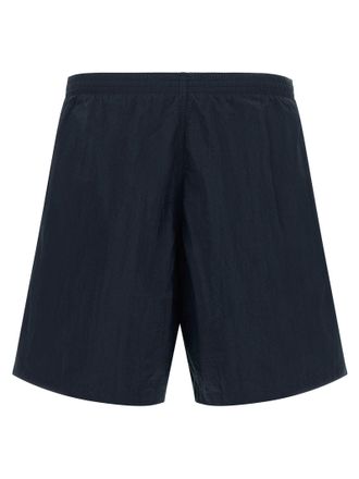 Fendi FF Embroidered Technical Polyamide Swim Shorts - Blue