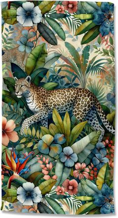 Good Morning Strandtuch »Raza« Mikrofaser, Velours, Strandtuch, saugfähig, leicht, 100x180