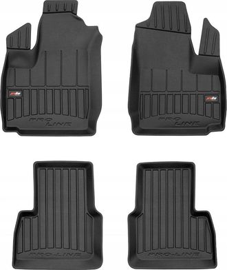 OEM Alfombras Y Felpudos De Goma Fiat Doblo 1 2000-2010 3d Trouble