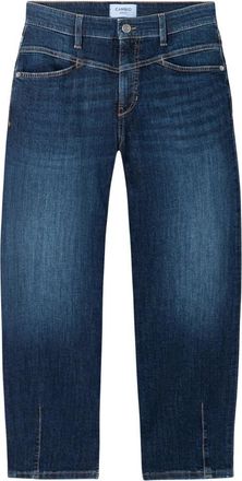 Cambio Elin Barrel Jeans - Dames - Cropped Jeans - Blauw - L - Katoen - Jeans
