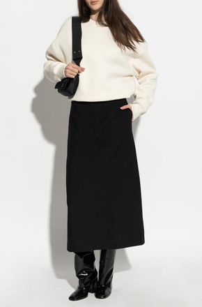 Ami Sweatshirt With Logo, Womens, Cream