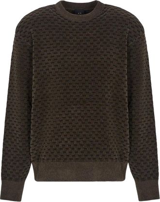 A|X Armani Exchange Truien & Vesten, Heren, Bruin, S, Stijlvolle Sweaters voor een Trendy Look