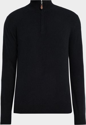 Neiman Marcus Men & apos;s Cashmere Quarter-Zip Sweater