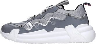Moncler Compassor Sneakers - Heren - Sneakers - Grijs - 41 EU - Leer - Schoenen