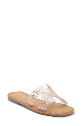 Top Moda Raven Slide Sandal in Rose Gold at Nordstrom Rack, Size 7.5
