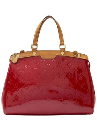 Louis Vuitton Red Monogram Vernis Brea Mm (Authentic Pre-Loved)