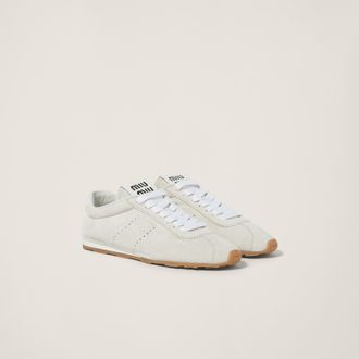 Miu Miu Plume suede sneakers