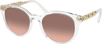 Michael Kors MK2264U PIENZA 301513 Womens Sunglasses Clear Size 53