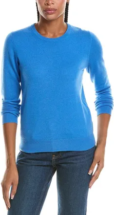 N.Peal N.Peal Evie Classic Round Neck 100% Cashmere Sweater
