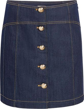Cinq à Sept Claudia denim rok - Blauw