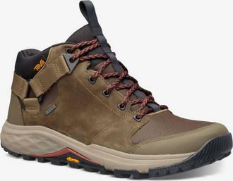 Teva Mens Grandview Gtx Hiking Boots In Dark Olive