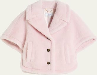 Max Mara Teddy Alpaca-Blend Cape