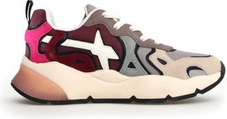 W6YZ Fantasia Sneakers voor Vrouwen - Dames - Sneakers - Veelkleurig - 41 EU - Katoen - Schoenen