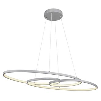 Globo Lighting Globo - L&aacute;mpara Colgante - Spira - Plateado - Metal - Gran