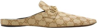 Gucci Ragazzo Mule - Dames - Slip ons - Beige - 38 EU - Leer - Schoenen