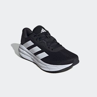 adidas Laufschuh ADIDAS PERFORMANCE GALAXY 7, Herren, Gr. 42,5, schwarz-weiss (core schwarz, cloud wei&szlig;, carbon), Synthetik, Textil, Schuhe Laufschuh