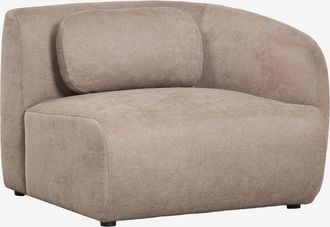 Sklum M&oacute;dulo Esquinero Derecho Para Sof&aacute; Modular En Chenilla Coquette Sklum