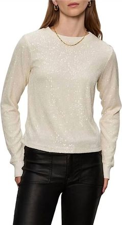 Sanctuary Sparkle Together Sweater In Chalk