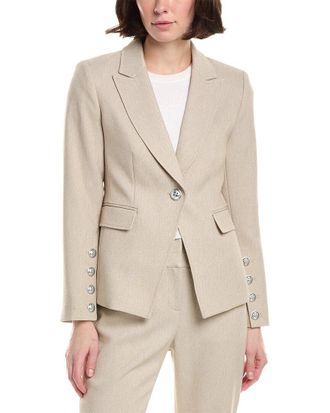 Tahari by ASL Tahari Asl Petite Twill Blazer