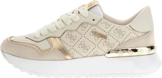 Guess Schoenen, Dames, Beige, 41 EU, Polyester, Vinsa Runner Sneakers
