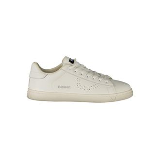 Blauer White Polyester Athletic Mens Sneakers