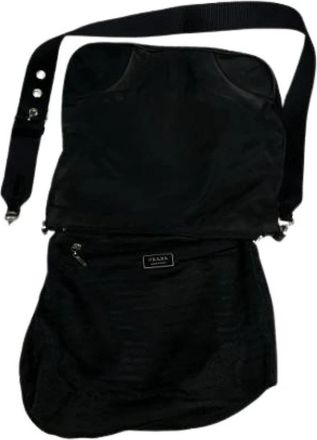 Prada Pre-owned Vintage Crossbody Bag - Dames - Vintage Schoudertas - Zwart - ONE Size - Vintage