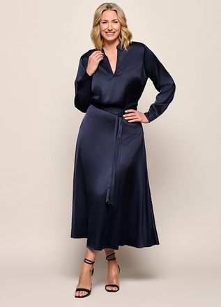 Mart Visser Ezra Blouse Navy Maxi