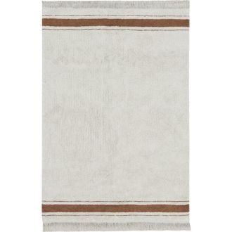 Lorena Canals Gastro Washable Cotton Blend Rug in Toffee at Nordstrom, Size X-Small