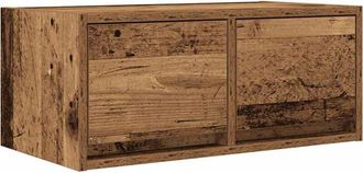 vidaXL Vidaxl - Mueble Para Tv Madera Contrachapada Envejecida 60x31x25,5 Cm