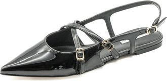 Steve Madden Clio - Dames - Ballerinas - Zwart - 38 EU - Leer - Schoenen