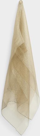 Simons Womens Shimmery organza lightweight scarf