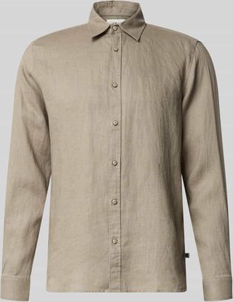 s.Oliver Red Label Regular Fit Freizeithemd aus reinem Leinen in Lind, Gr&ouml;&szlig;e XXL