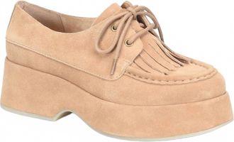 Kork-ease Womens Penelope Platform Oxfords In Natural