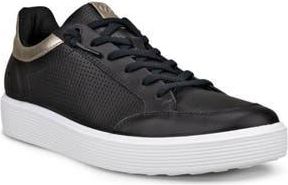 Ecco Soft 60 Sneaker in Black/Black/Pure White Gold at Nordstrom Rack, Size 10-10.5Us / 41Eu