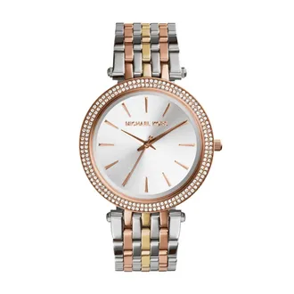 Michael Kors Womens Horloge MK3203 Bronze - Silver Stainless Steel - One Size