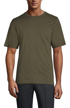 Lands End Short Sleeve Cotton Supima Tee in Forest Moss at Nordstrom, Size Xx-Large