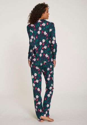 S.Oliver Damen Pyjama-Set – Schlafshirt Mit Kurzarm & Shorts, Baumwoll-Viskose, Weicher Jersey