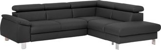 Cotta Ecksofa »Komaris L-Form, B: 249 cm« mit Kopfteilverstellung, optional Bettfunktion, Bettkasten & Licht