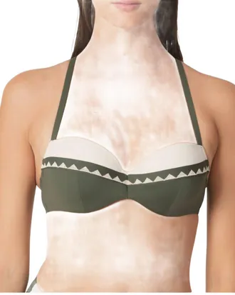 Marie Jo Gina Padded Cup Bra In Dark Olive