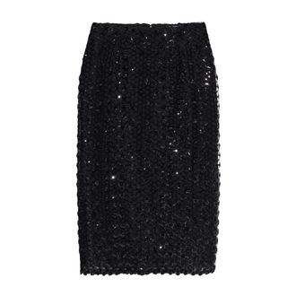 Rotate ROTATE Birger Christensen - Falda de Lentejuelas - Skirts - Mujer - Negro - XS