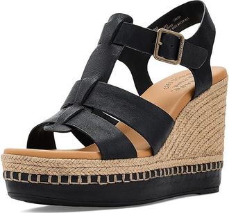 Kork-ease Rayleigh Womens Wedge Shoes Black : 10 M, Leather/Suede