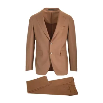Tagliatore Heren, Pakken, Beige, Maat: S
