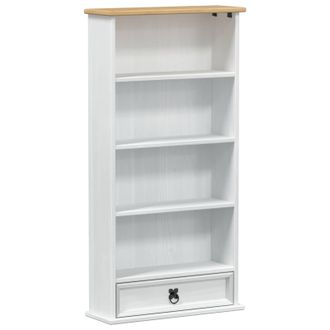 vidaXL Mueble Para Cds 52 X 17.5 X 103 Cm Madera De Pino Macizo Vidaxl