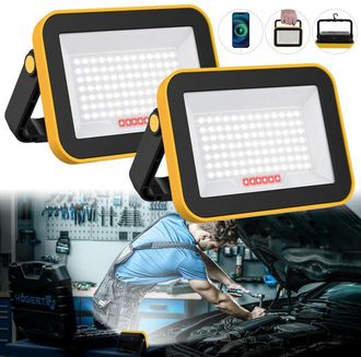 OEM Foco Led Recargable, 5 Modos, Para Obras De Construcci&oacute;n, Con Bater&iacute;a Y Cable Usb, 4000 Mah, Port&aacute;til, Ip42, Resistente Al Agua, Para Garaje, Camping 